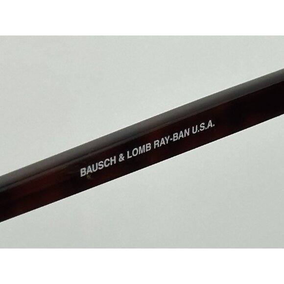 VINTAGE RAY-BAN CLUBMASTER W0366 WYAS TORTOISE BROWN FRAMES (C8-04) - Picture 14 of 16